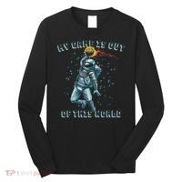 Astronaut Basketball Dunk Outer Space Game Out Of This World Long Sleeve Shirt thumb 0