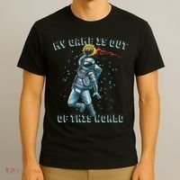 Astronaut Basketball Dunk Outer Space Game Out Of This World T-Shirt thumb 3