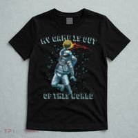 Astronaut Basketball Dunk Outer Space Game Out Of This World T-Shirt thumb 5