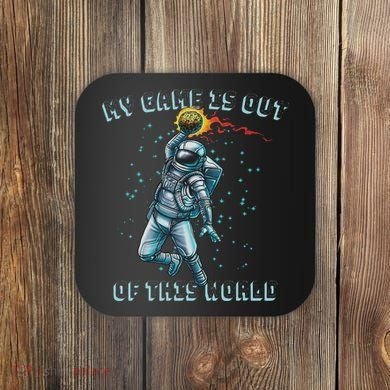 Astronaut Basketball Dunk Outer Space Game Out Of This World Coaster