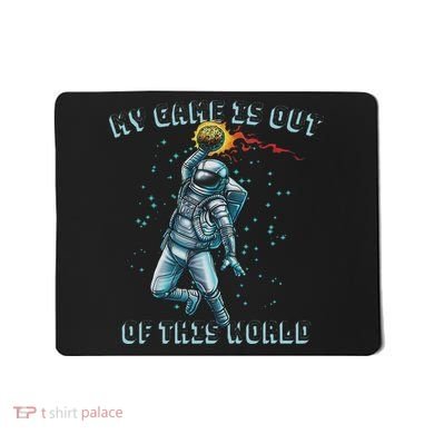 Astronaut Basketball Dunk Outer Space Game Out Of This World Mousepad