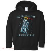 Astronaut Basketball Dunk Outer Space Game Out Of This World Toddler Hoodie thumb 0