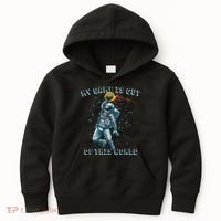 Astronaut Basketball Dunk Outer Space Game Out Of This World Kids Hoodie thumb 0