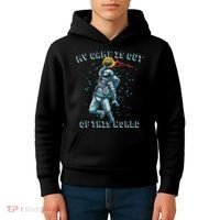 Astronaut Basketball Dunk Outer Space Game Out Of This World Kids Hoodie thumb 4