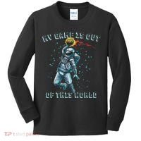 Astronaut Basketball Dunk Outer Space Game Out Of This World Kids Long Sleeve Shirt thumb 0