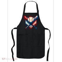 American Baseball Drip Graffiti Ball & Bat Apron thumb 0
