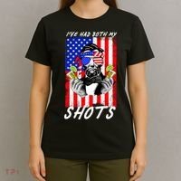 Abe Lincoln 4th of July I've Had Both My Shots Funny T-Shirt thumb 4