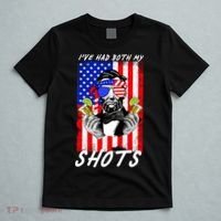 Abe Lincoln 4th of July I've Had Both My Shots Funny T-Shirt thumb 5