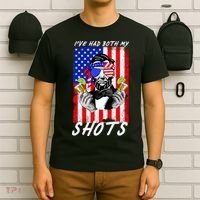 Abe Lincoln 4th of July I've Had Both My Shots Funny T-Shirt thumb 6