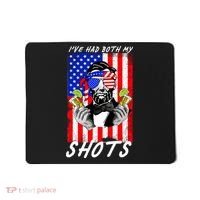 Abe Lincoln 4th of July I've Had Both My Shots Funny Mousepad thumb 0