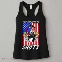 Abe Lincoln 4th of July I've Had Both My Shots Funny Women's Tank Top thumb 3