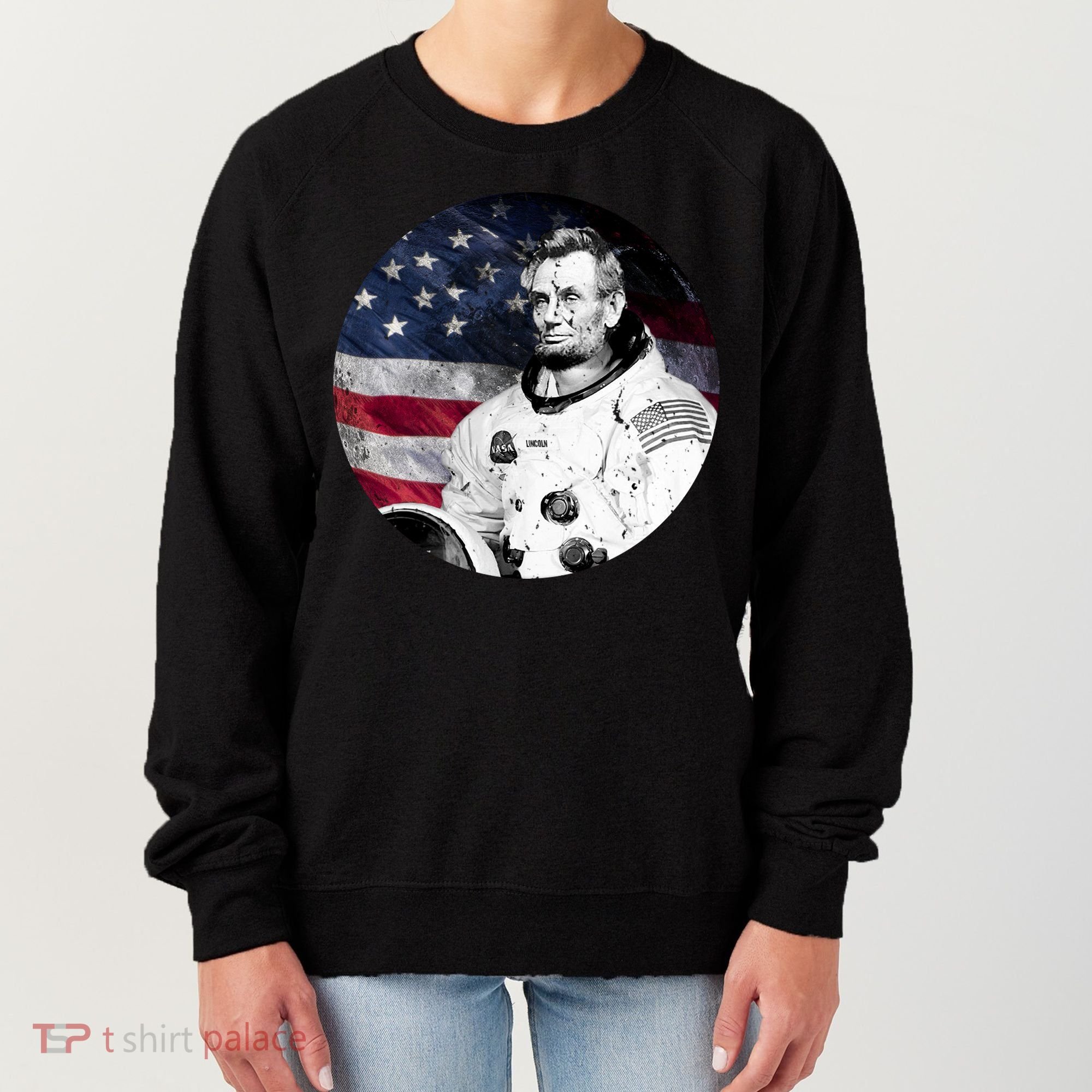 Abe Lincoln Astronaut Women's Sweatshirt