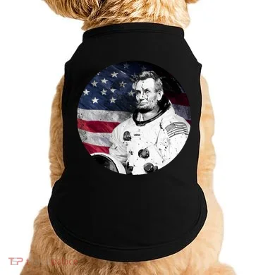 Abe Lincoln Astronaut Doggie Tank