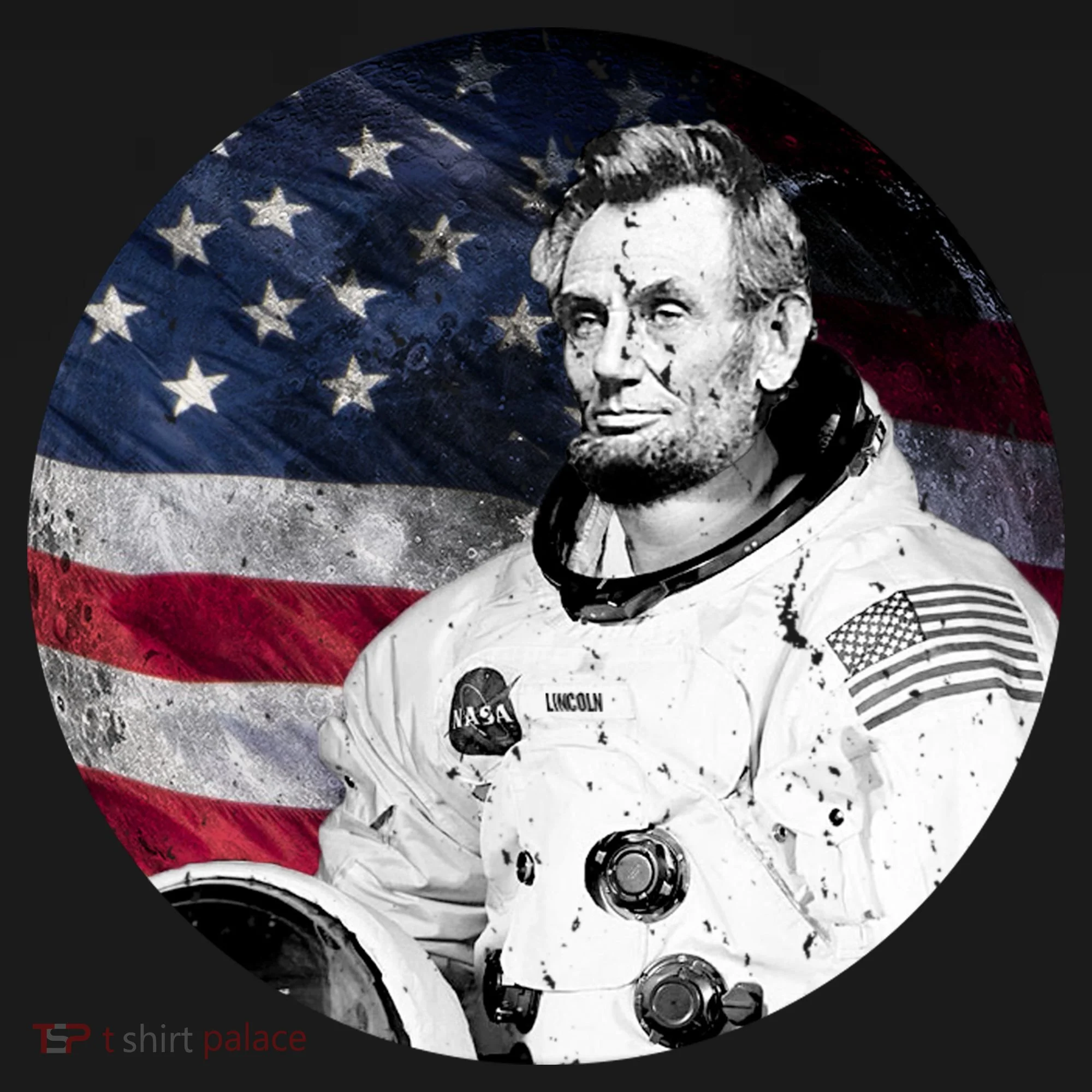 Abe Lincoln Astronaut Doggie Tank