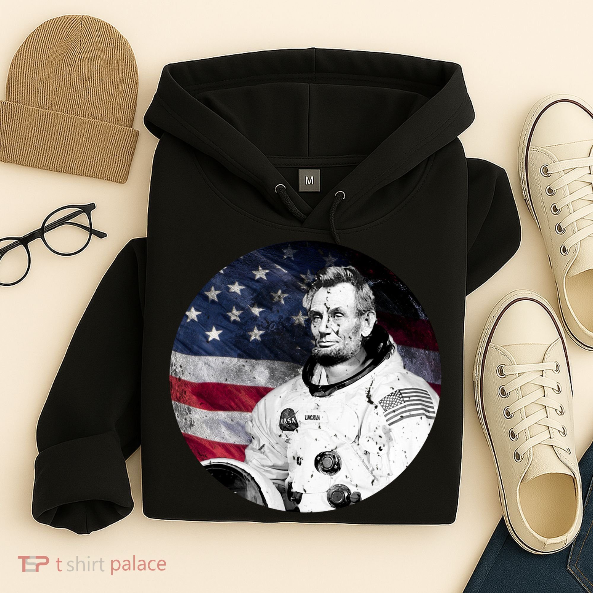 Abe Lincoln Astronaut Hoodie