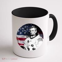 Abe Lincoln Astronaut Coffee Mug thumb 1