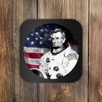Abe Lincoln Astronaut Coaster thumb 0