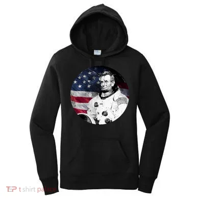Abe Lincoln Astronaut Women's Hoodie