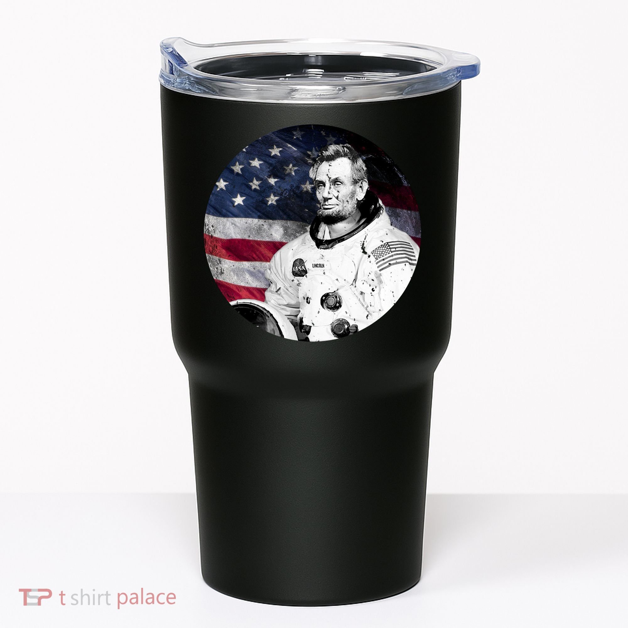 Abe Lincoln Astronaut Tumbler