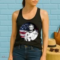 Abe Lincoln Astronaut Women's Tank Top thumb 2