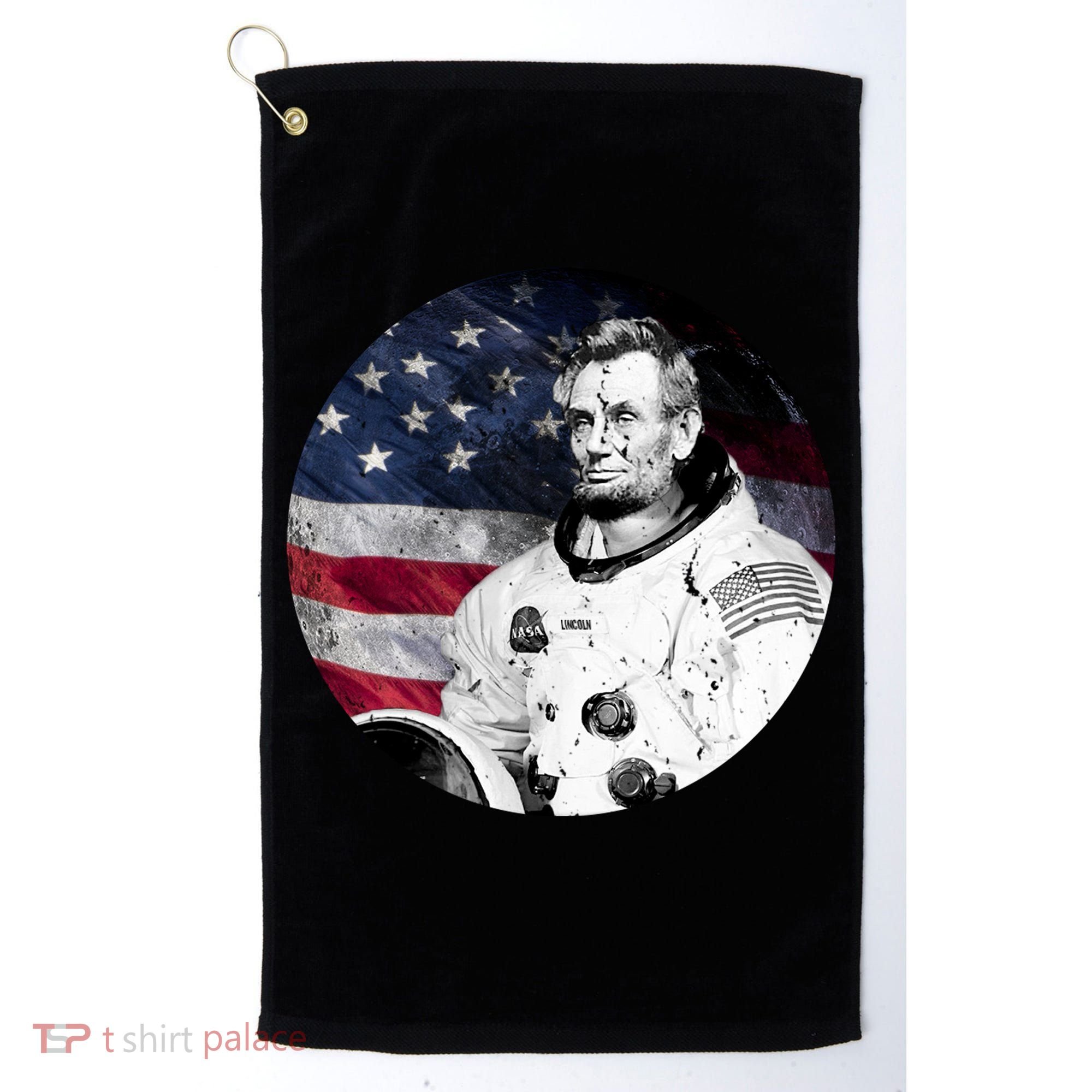 Abe Lincoln Astronaut Golf Towel