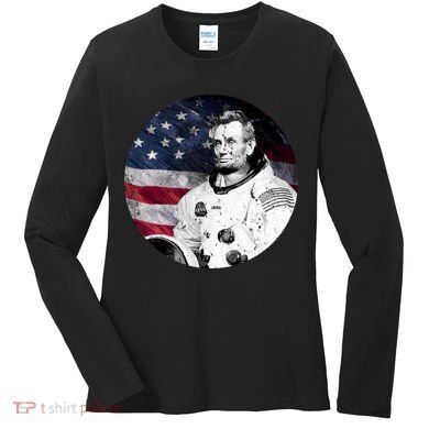 Abe Lincoln Astronaut Women's Long Sleeve Shirt