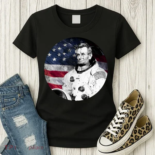 Abe Lincoln Astronaut Women's T-Shirt