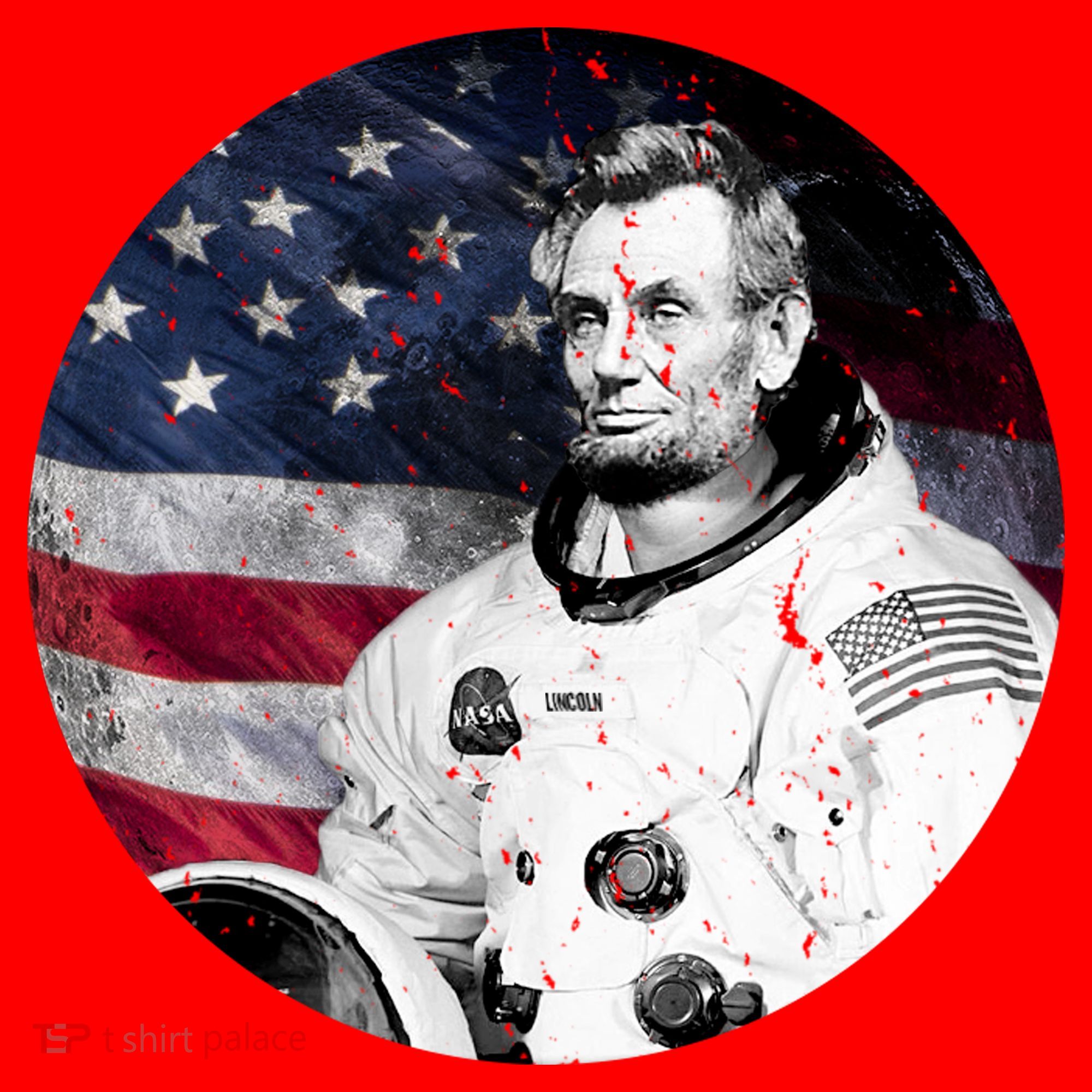 Abe Lincoln Astronaut Santa Hat