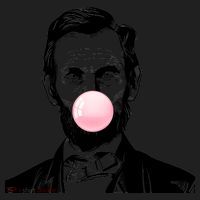 Abe Lincoln Blowing Bubble Gum Tumbler thumb 3