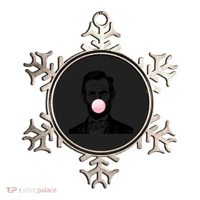 Abe Lincoln Blowing Bubble Gum Ornament