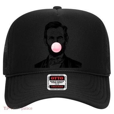 Abe Lincoln Blowing Bubble Gum Hat