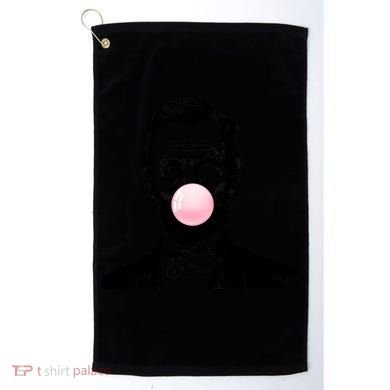 Abe Lincoln Blowing Bubble Gum Golf Towel