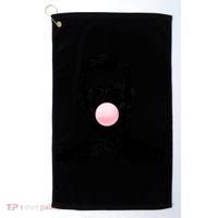 Abe Lincoln Blowing Bubble Gum Golf Towel thumb 0