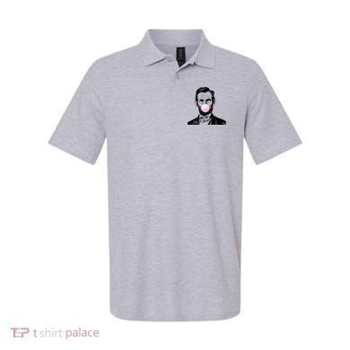 Abe Lincoln Blowing Bubble Gum Polo