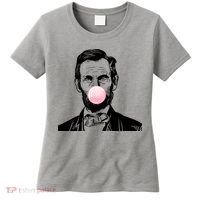 Abe Lincoln Blowing Bubble Gum Women's T-Shirt thumb 0