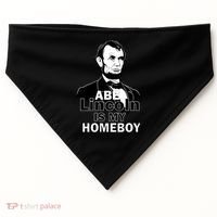 Abe Lincoln Is My Homeboy USA-Made Doggie Bandana thumb 0