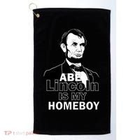Abe Lincoln Is My Homeboy Golf Towel thumb 0