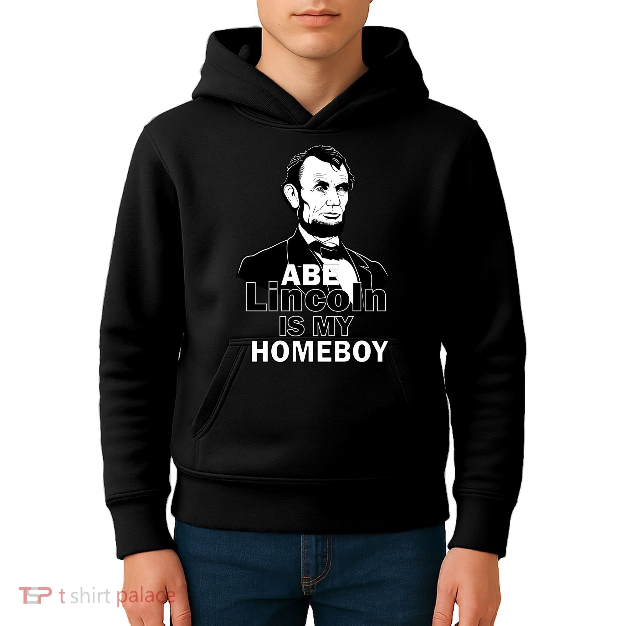 Abe Lincoln Is My Homeboy Kids Hoodie