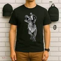 Abe Lincoln Riding A Dinosaur T-Shirt thumb 6
