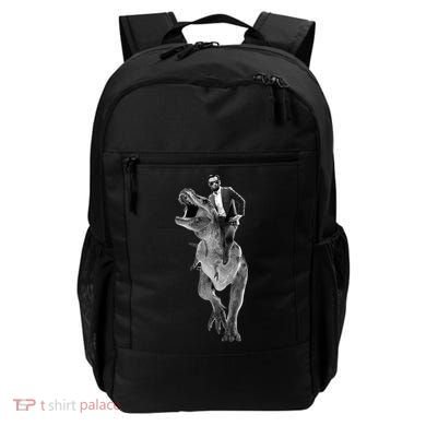 Abe Lincoln Riding A Dinosaur Backpack