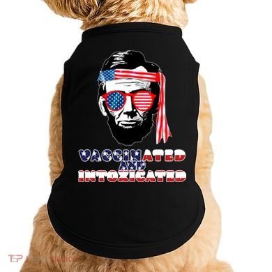 Abe Lincoln Vaccinated & Intoxicated Doggie Tank