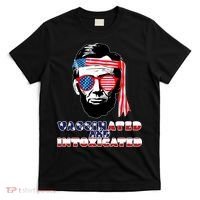 Abe Lincoln Vaccinated & Intoxicated T-Shirt thumb 0