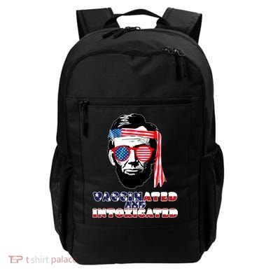 Abe Lincoln Vaccinated & Intoxicated Backpack