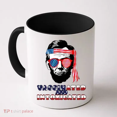 Abe Lincoln Vaccinated & Intoxicated Coffee Mug