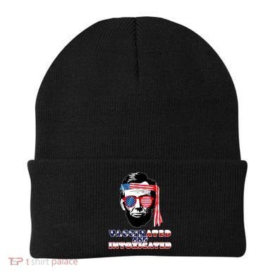 Abe Lincoln Vaccinated & Intoxicated Beanie