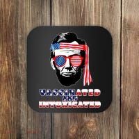 Abe Lincoln Vaccinated & Intoxicated Coaster thumb 0