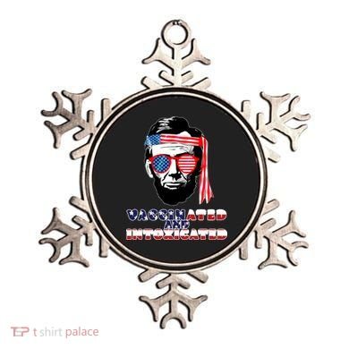 Abe Lincoln Vaccinated & Intoxicated Ornament