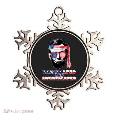 Abe Lincoln Vaccinated & Intoxicated Ornament