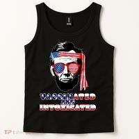 Abe Lincoln Vaccinated & Intoxicated Tank Top thumb 2