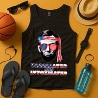 Abe Lincoln Vaccinated & Intoxicated Tank Top thumb 4